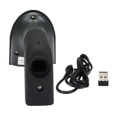 IP52 Wireless Barcode Scanner Black 2D Handheld Barcode Scanner High Performance For Supermarket