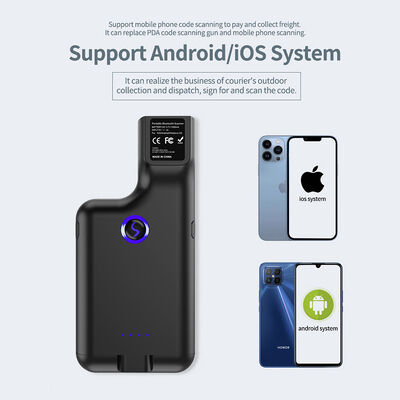 Portable 2.4 G Barcode Scanner Clip On BT Barcode Scanner Customized