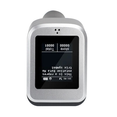 LED Display Handheld Bluetooth Barcode Scanner Wireless 1D 2D Barcode Scanner Black With Charging Base