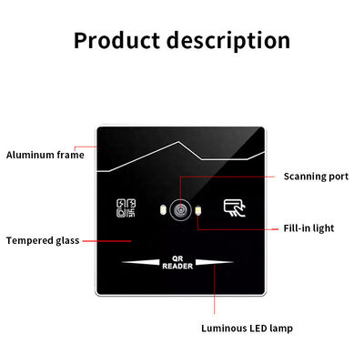 TCP IP RJ45 Network QR Code Scanner HTTP MQTT Modbus RFID QR Code System NFC 13.56Mhz IC QR Code Reader Access Control