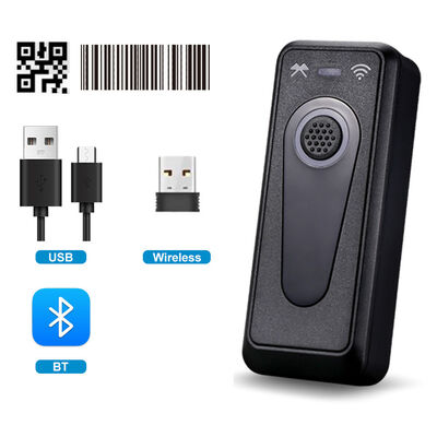 QR Mini Barcode Scanner Portable 1D 2D for Inventory,3-in-1 Bluetooth/usb Wired/2.4g Wireless Usb A4 Blackview Mobile Phone CMOS