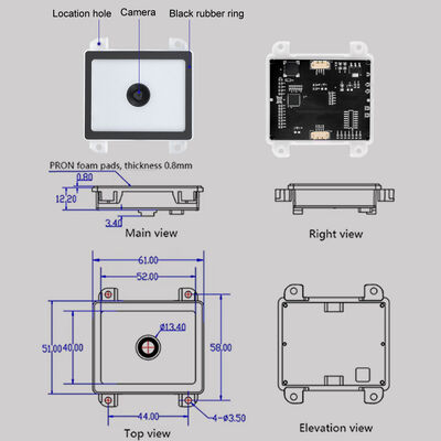 Barcode Qr Code Scanner Suppliers Barcode Reader Embedded 1d 2d OCR Mrz Scanner Module
