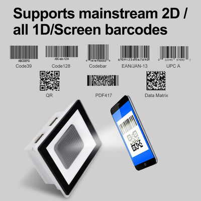 Embedded 1D 2D Barcode Scanner Self Service Kiosk Snack Vending Machines TTL RS232 USB
