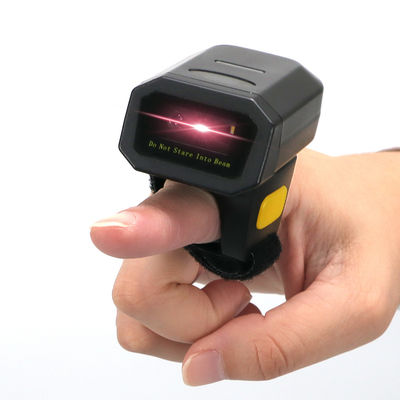 kaufen Heiß verkaufte Finger-Scanner kabelloser Bluetooth Laser-Barcode-Scanner für Lager online manufacture