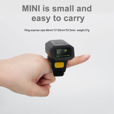 Portable Ring Finger Barcode Reader OEM Blue Tooth 1D Laser Bar Code Scanner Wired 2.4GHz Wireless