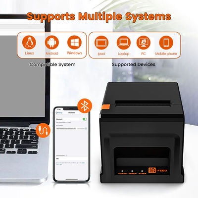 YJFIRST Restaurant 80mm Thermal Printer Bill Printer Ali Express Hot Selling 2025 1D 2D Receipt Printer for Sale