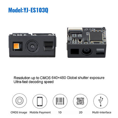 YJFIRST 2D Embedded Mini Bar Qr Code Reader Scanning Engine Fixed Mount Barcode Scanner Module