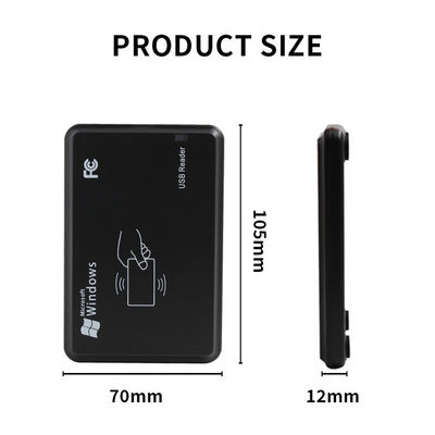 Dual Frequency NFC Skimmer Card Reader Proximity 13.56mhz IC and 125khz ID RFID Desktop USB Card Reader
