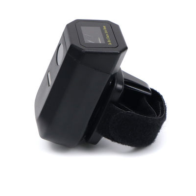Finger Ring Barcode Scanner 2D Wearable QR Code Reader for Inventory & Daily Business Use