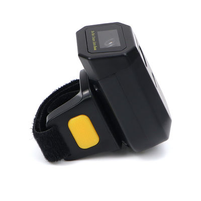 Finger Ring Barcode Scanner 2D Wearable QR Code Reader for Inventory & Daily Business Use