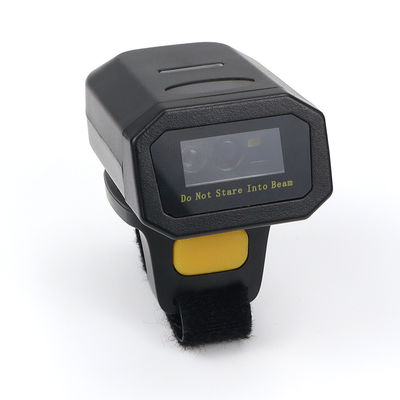 Wearable Finger QR Code Scanner 2D Barcode Reader for Inventory Control & Quick Data Capture