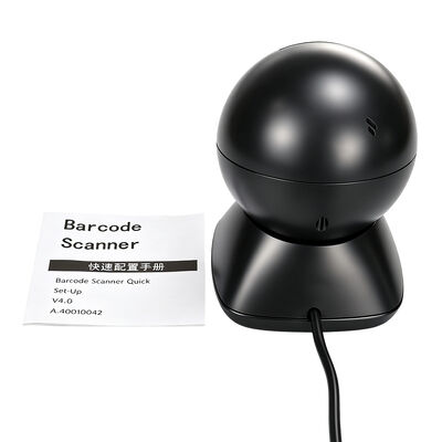 Omnidirectional Auto Sense 2D Barcode Scanner YJFIRST YJ-8010Q Desktop QR Code Reader for Store & Warehouse