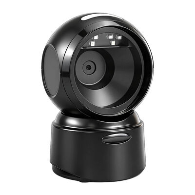 2D QR & Screen Code Desktop Scanner YJFIRST Omnidirectional Big Window Barcode Platform for Cashier