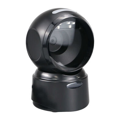 2D QR & Screen Code Desktop Scanner YJFIRST Omnidirectional Big Window Barcode Platform for Cashier