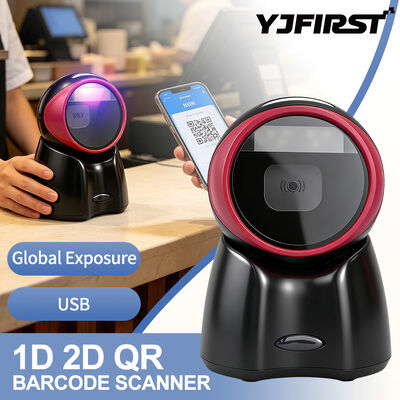YJFIRST YJ-8050QR Auto Sensing 1D 2D Scanner Portable Handheld USB QR Code Reader for Retail & Supermarket Use