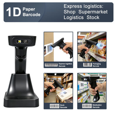 High Compatibility 2D Barcode Scanner Handheld Wireless Wired QR Reader for Inventory & Store Checkout