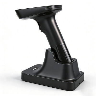 Portable 1D 2D Scanning Gun Wireless USB Wired Barcode QR Reader for Warehouse Inventory & Supermarket Use