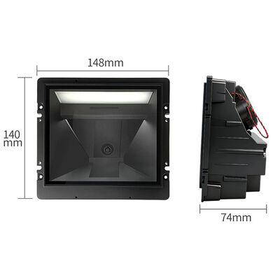 USB 1.5M Transmission Distance Desktop Barcode Scanner Auto Sensing Mode Stock Designed for in Retail and Supply Chain Operations