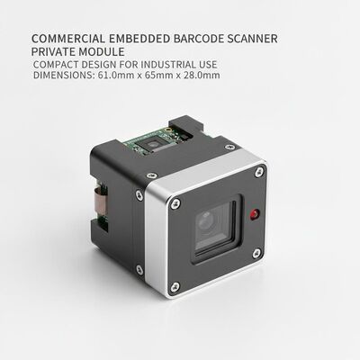 Commercial Embedded Barcode Scanner Private Module Included Dimensions 61.0mm 65.0mm 28.0mm Compact Design for Industrial