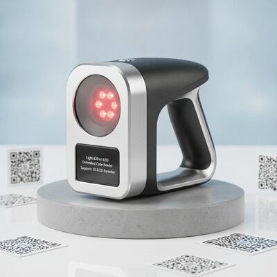Light 620nm LED Embedded Code Reader supporting comprehensive 1D and 2D barcode formats enhancing operational efficiency