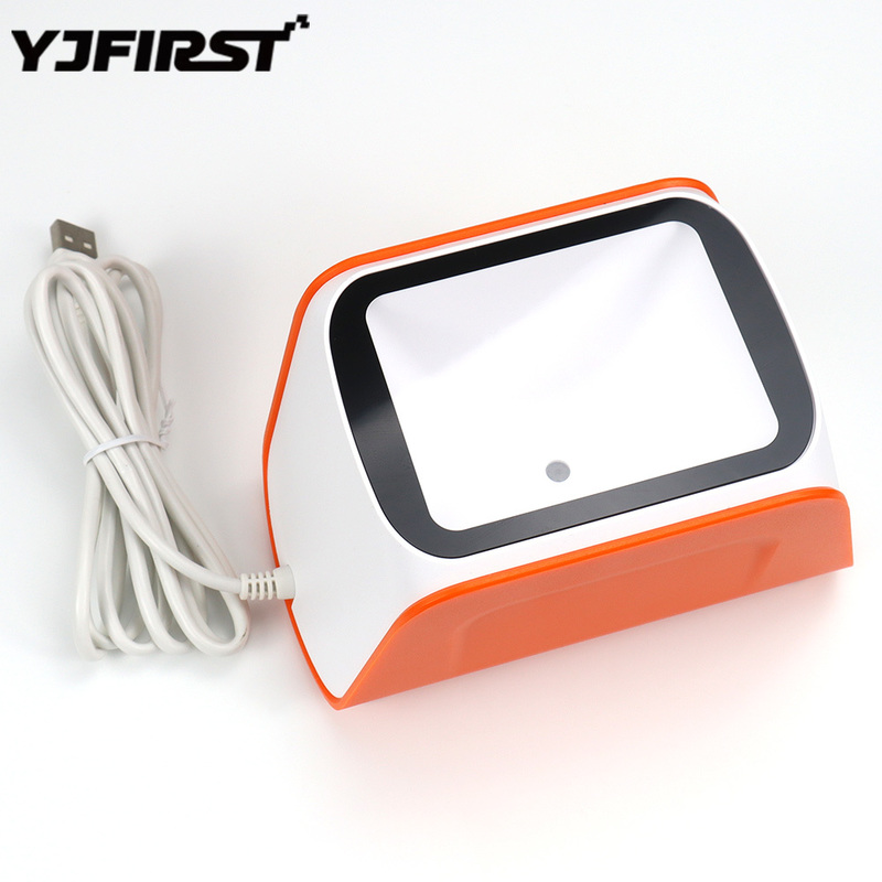 Tabletop Barcode Reader USB High Speed Automatic 2D QR Hands-Free Scanner Machine