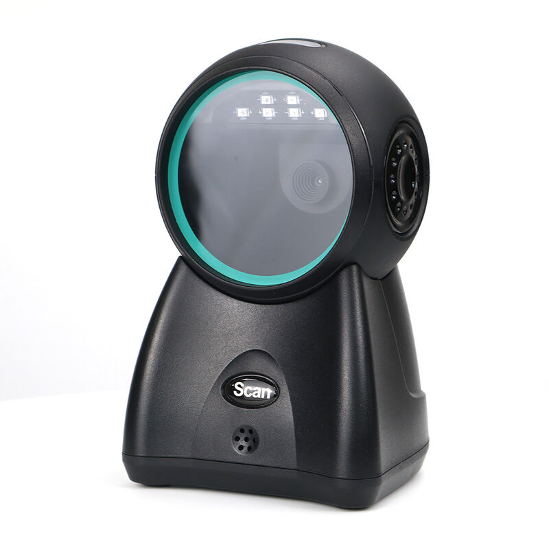 Reliable Desk Barcode Scanner & Desktop QR Reader Fast Scan Barcode Reader for Enterprise Reception