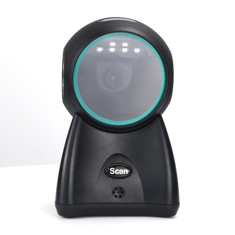 USB Wired Desktop Barcode Scanner Desktop QR Reader for Supermarket & Convenience Store