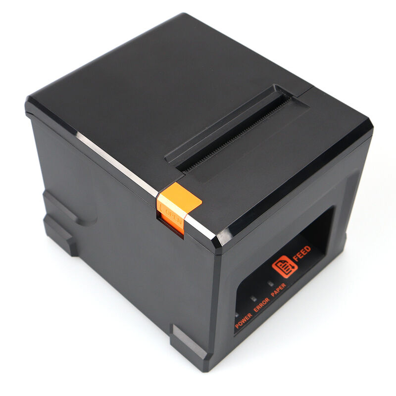 Commercial 80mm Kitchen Receipt Printer YJ-8360 USB LAN 203dpi High-Speed In Stock