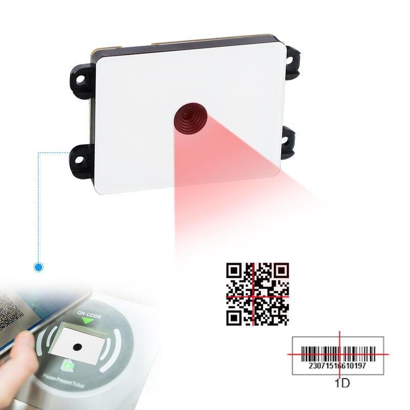 Shockproof RFID NFC Barcode Scanner IP65 / IP67 Access Control Barcode Scanner