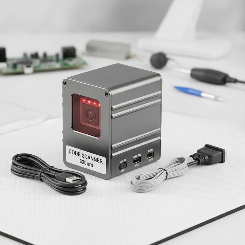 620nm LED Embedded Code Reader Offering USB TTL RS232 Communication Mode Designed for Performance in Embedded Data Capture