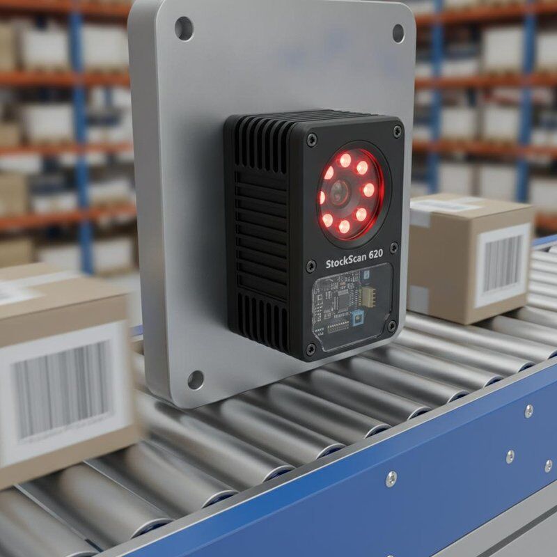 Stock Embedded Barcode Scanner Incorporating 620nm LED Light Source Perfect for Embedded Systems in Warehouse Automation