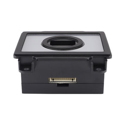 Long Distance Fixed Barcode Scanner Black 2D QR Barcode Scanner Industrial